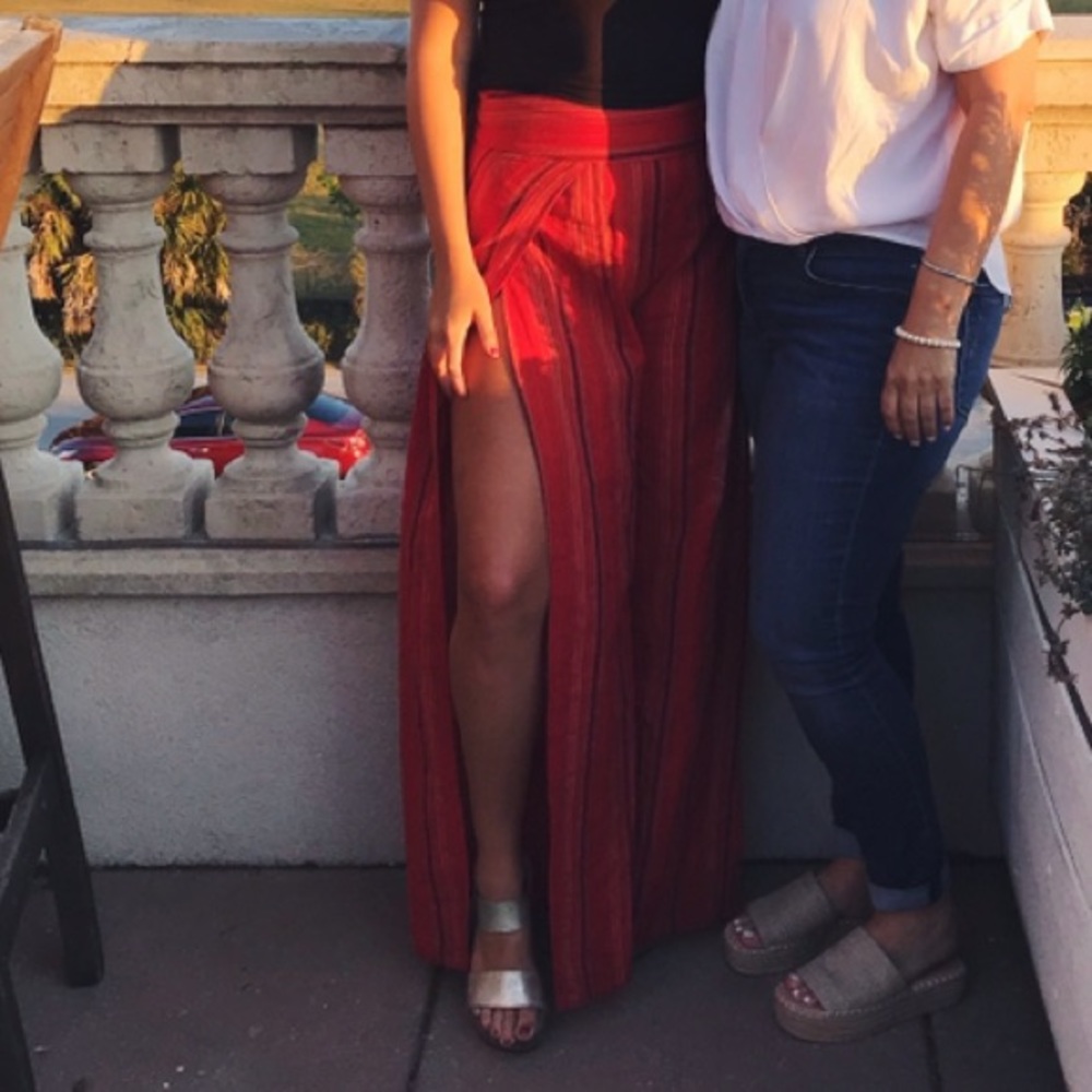 Red pants